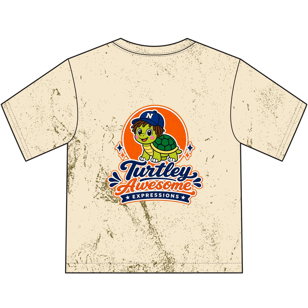 Turtley Awesome Distressed Youth Comfort Colors® Tee 🐢✨