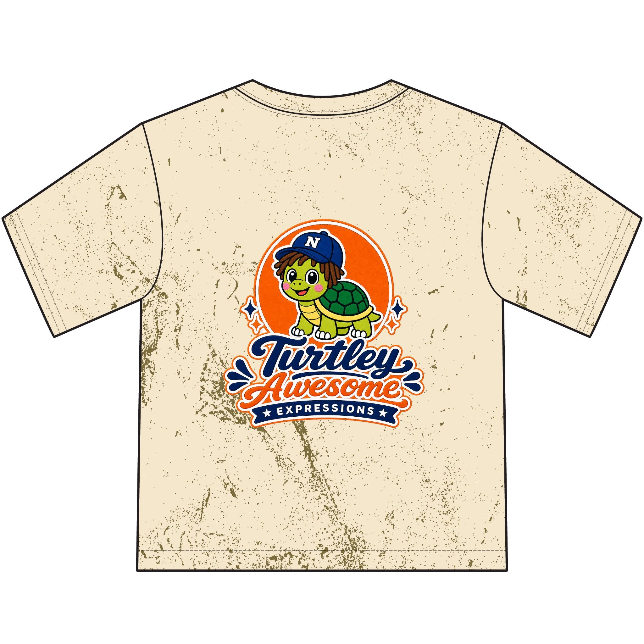 Turtley Awesome Distressed Youth Comfort Colors® Tee 🐢✨