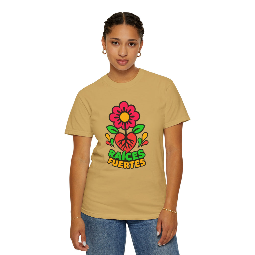 Raíces Fuertes Latino Heritage Heavyweight Tee 🌺❤️