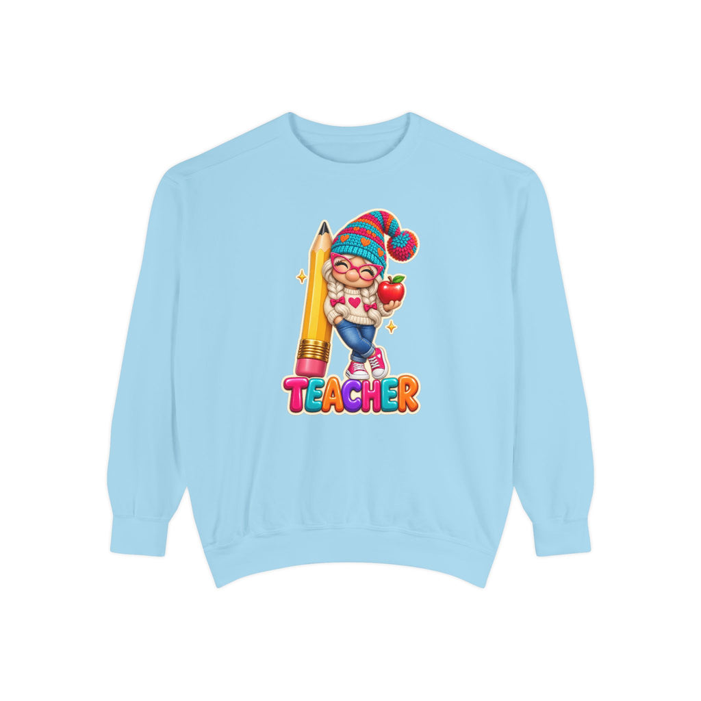 Gnome Teacher Classroom Christmas Holiday Sweatshirt