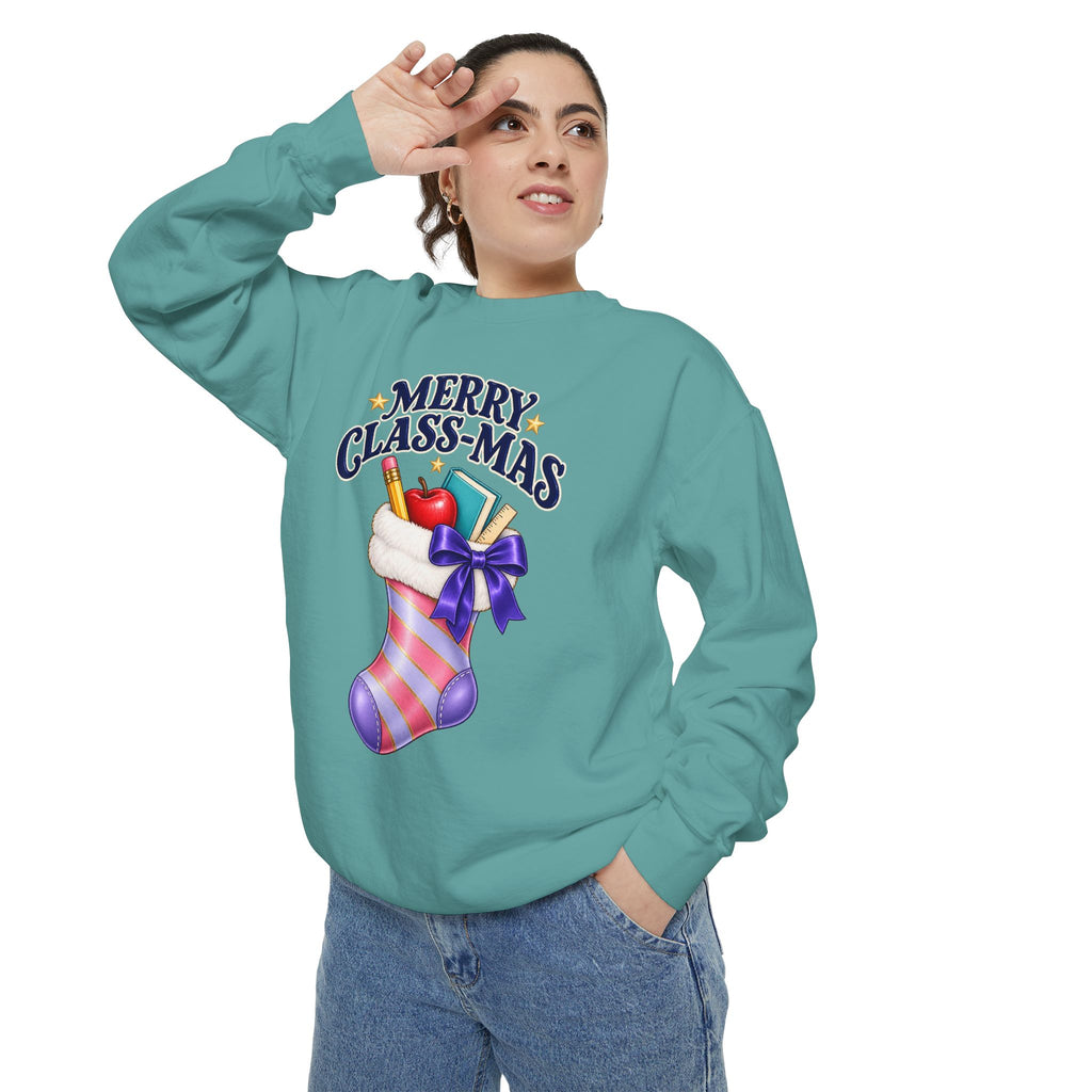 Merry Class-Mas Teacher Christmas Sweatshirt
