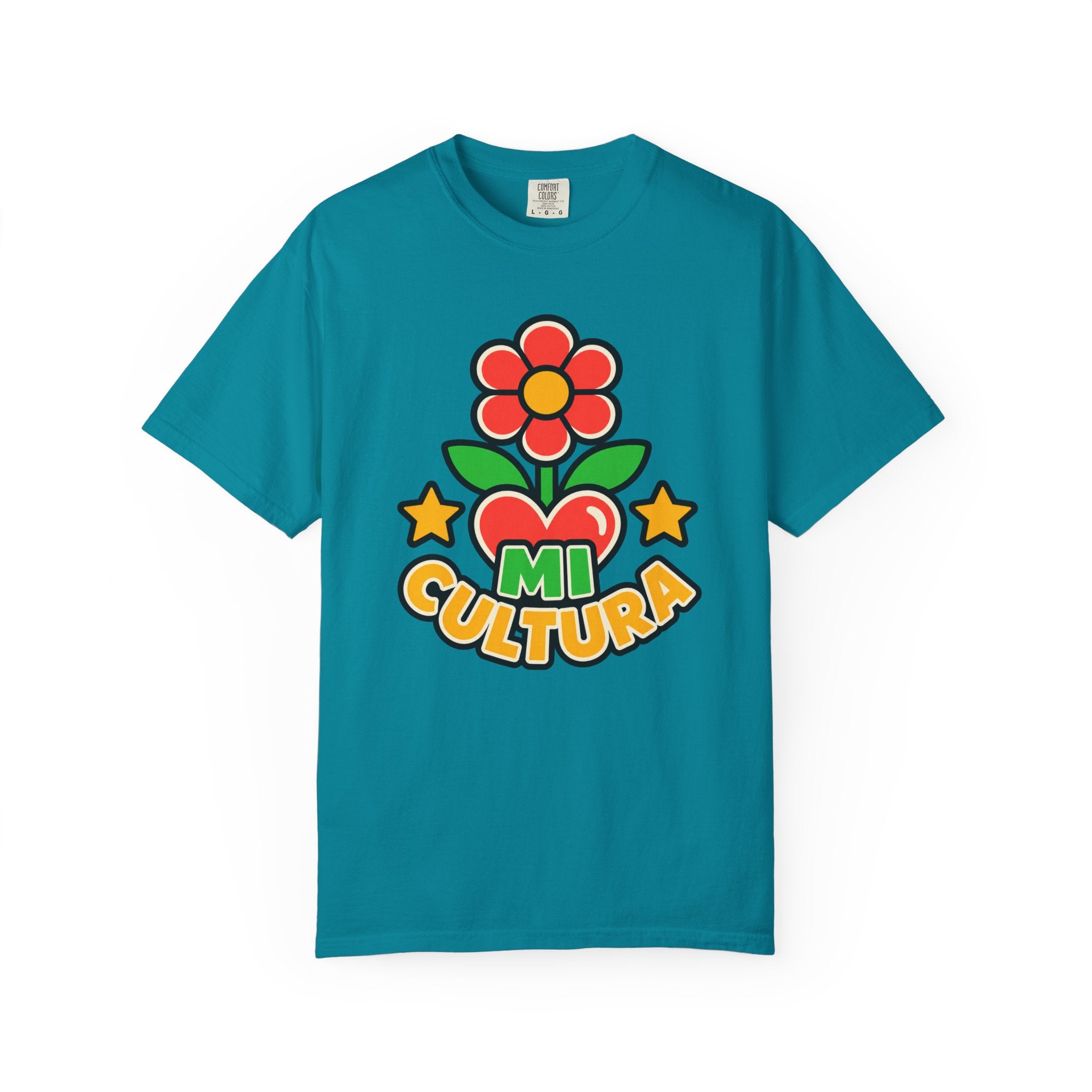 Mi Cultura Latino Heritage Heavyweight Tee 🌺❤️