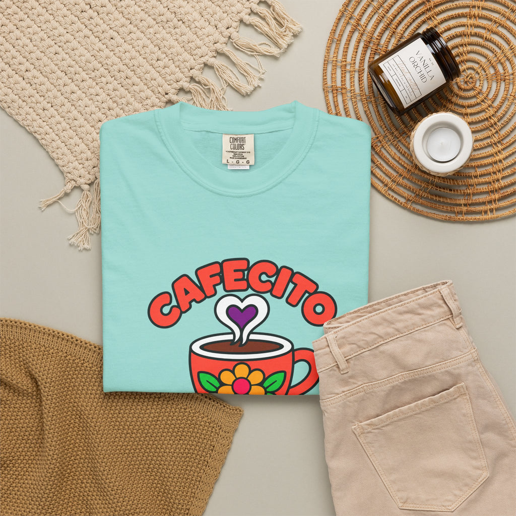 Cafecito Y Cultura Heavyweight Tee ☕🌼