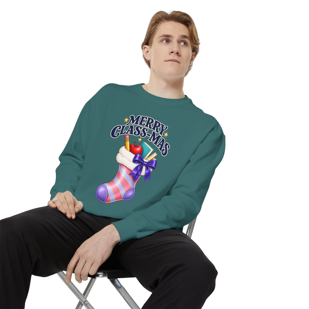Merry Class-Mas Teacher Christmas Sweatshirt