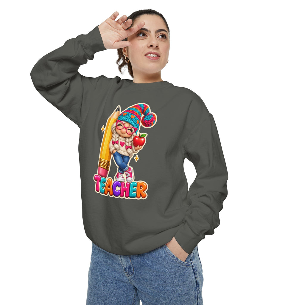 Gnome Teacher Classroom Christmas Holiday Sweatshirt