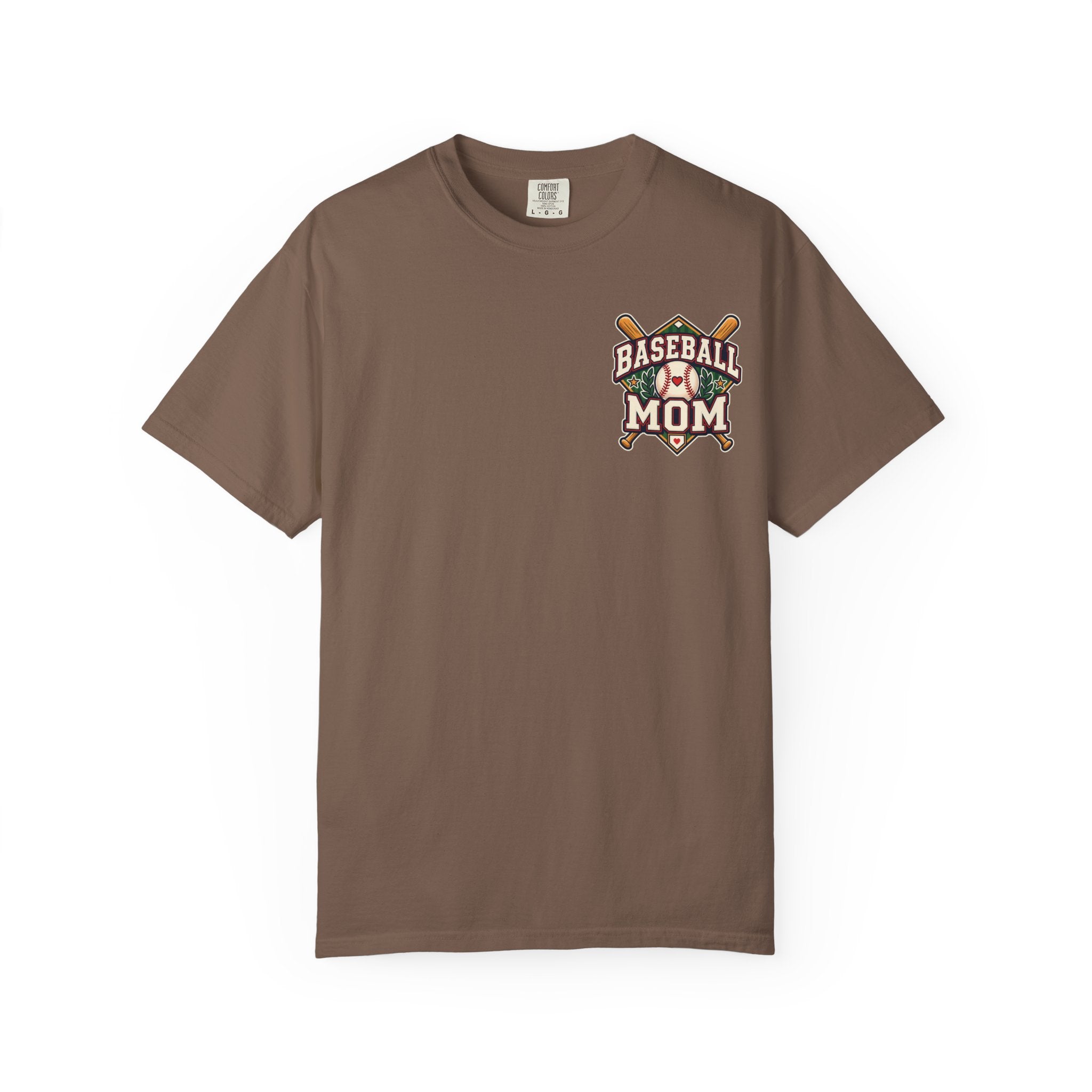 Vintage Baseball Mom Comfort Colors® Front and Back Tee ⚾️