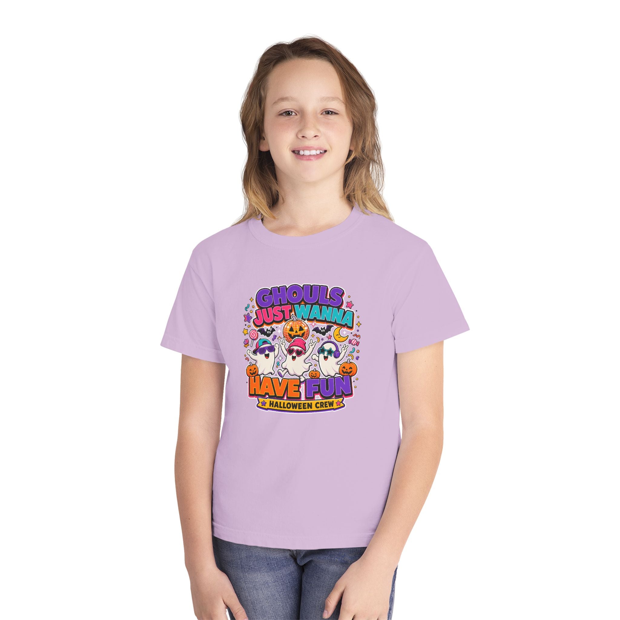 Ghouls Just Wanna Have Fun Youth Halloween Tee 🎃👻