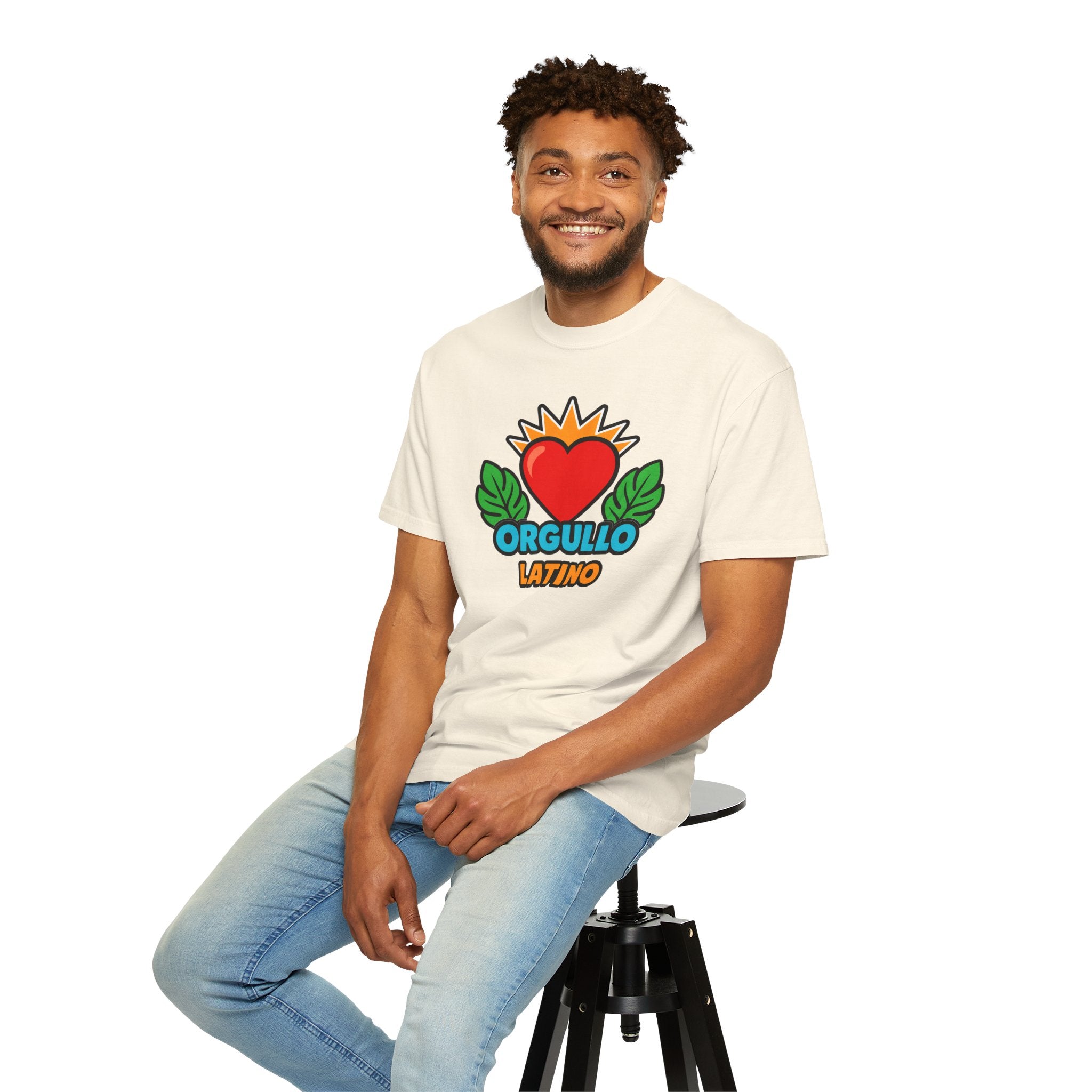 Orgullo Latino Heritage Heavyweight Tee ❤️🌿
