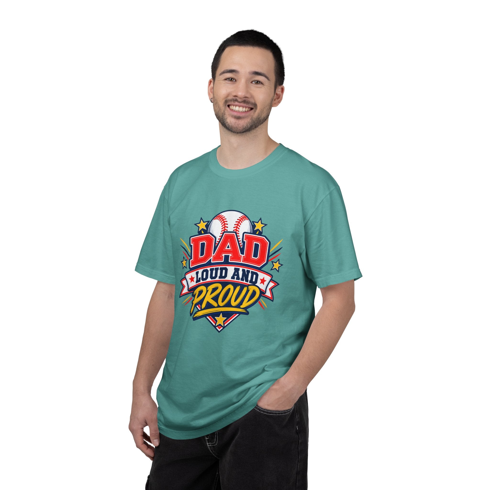 Baseball Dad Loud and Proud Comfort Colors® Tee ⚾️⭐