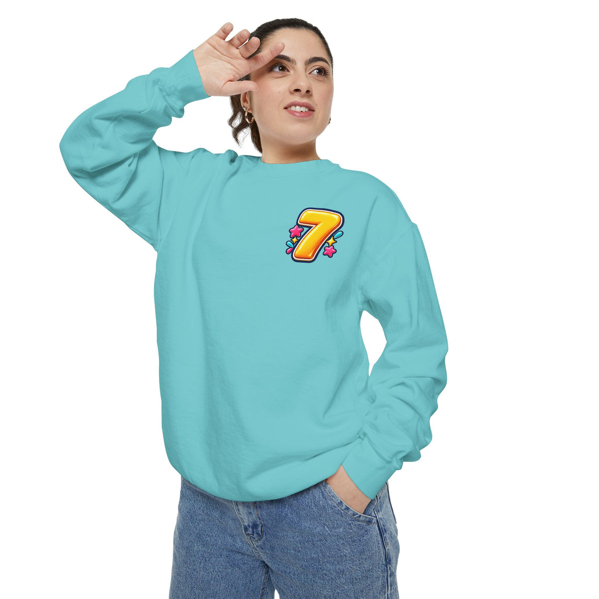 Seven Has “Even” in It, That’s Odd Sweatshirt | Funny Number 7 Crewneck 7️⃣🤔