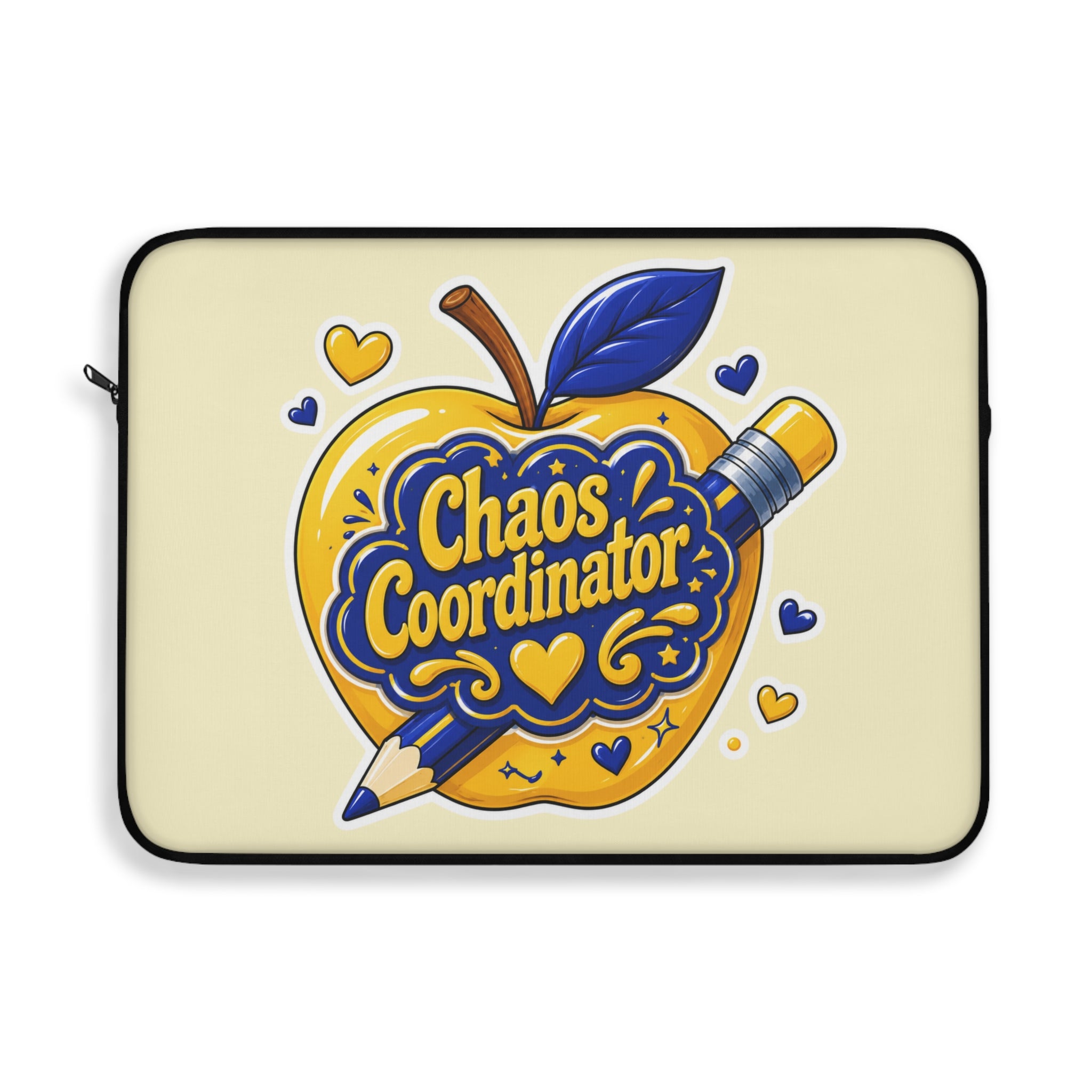 Chaos Coordinator - Moonlight Yellow Apple Laptop and iPad Sleeve