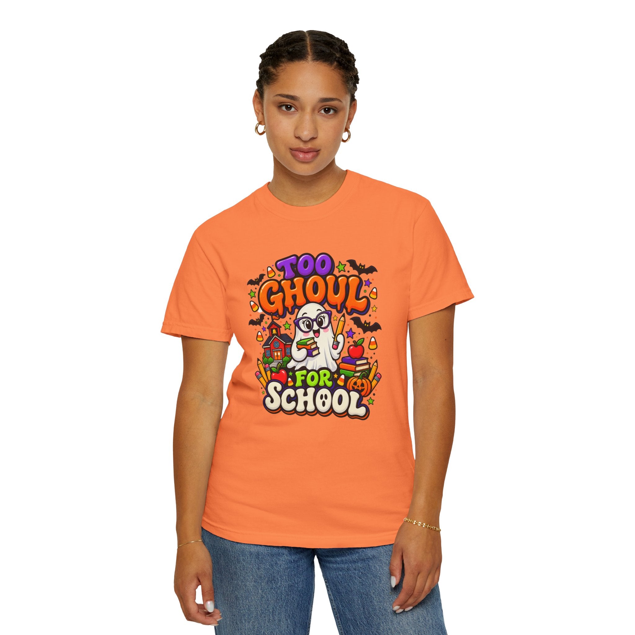 Too Ghoul for School T-Shirt — Cute Halloween Ghost Back-to-School Tee