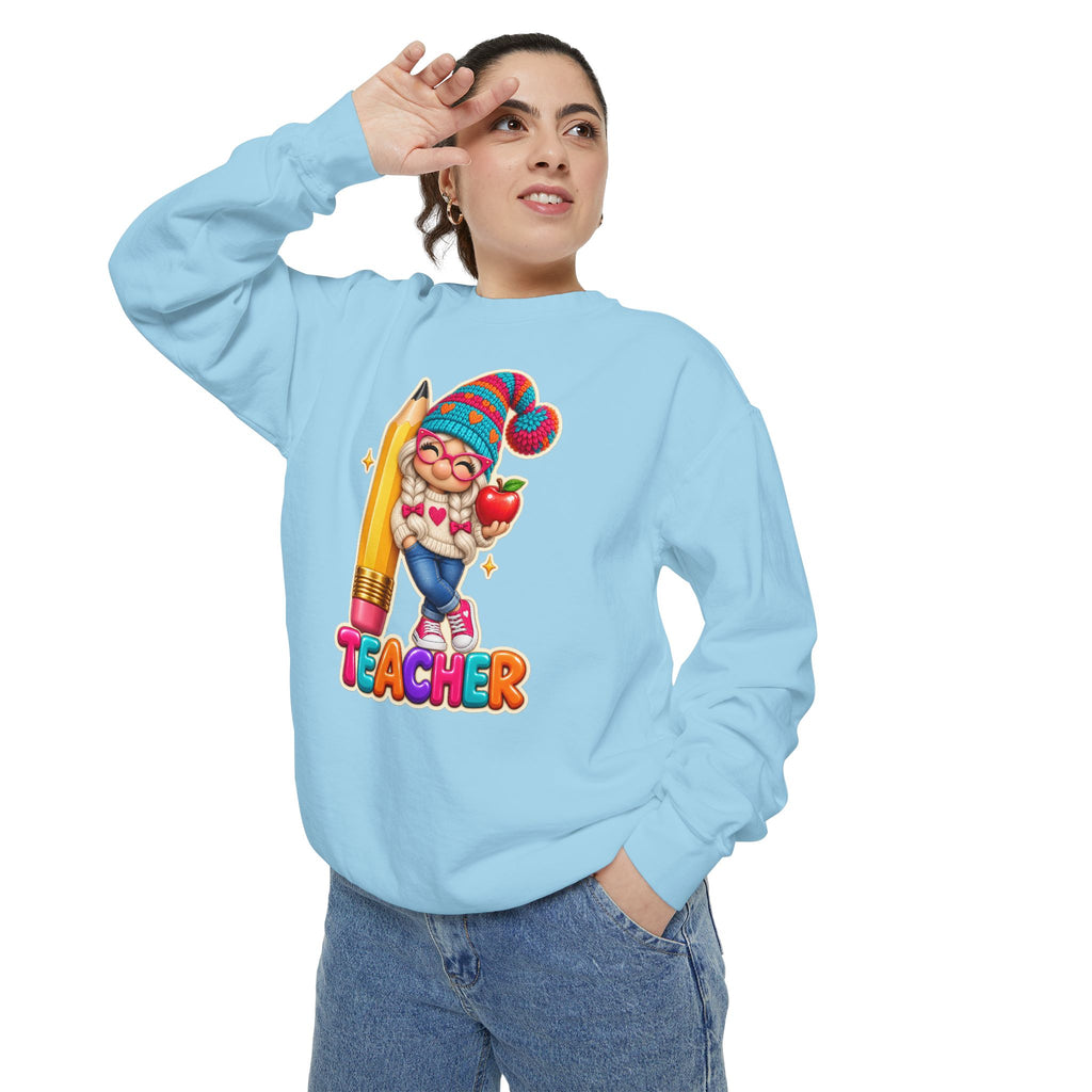 Gnome Teacher Classroom Christmas Holiday Sweatshirt