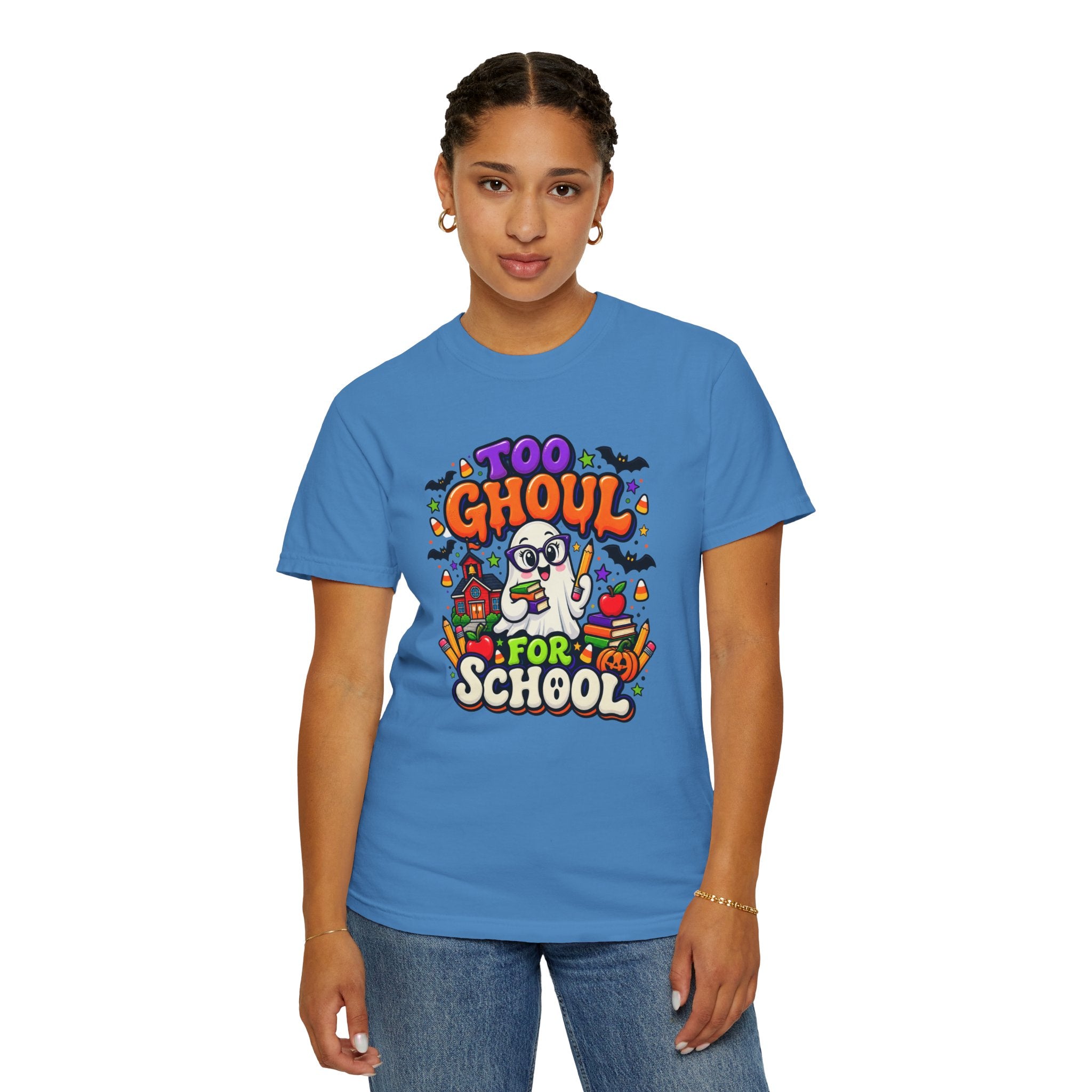 Too Ghoul for School T-Shirt — Cute Halloween Ghost Back-to-School Tee