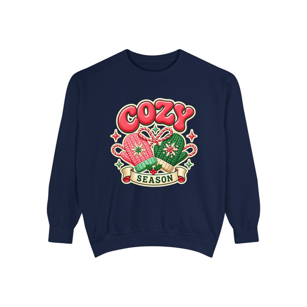Cozy Season Christmas Sweatshirt 🧤🎄☕️
