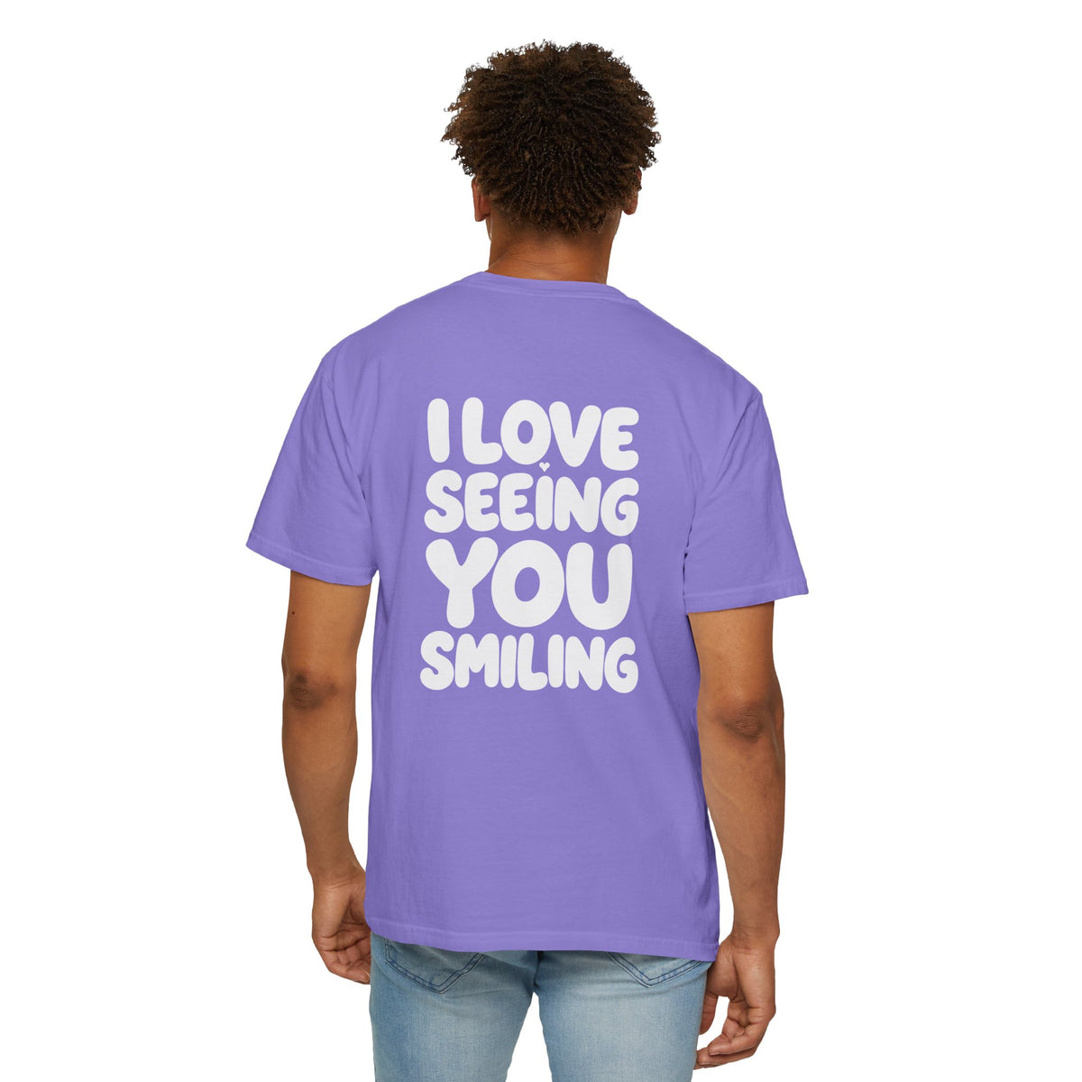 Hi Lovely Human — Inspirational Garment-Dyed Adult T-Shirt