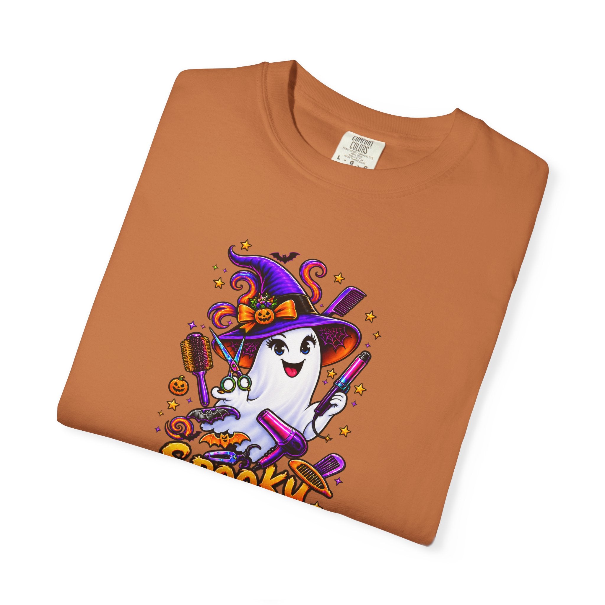 Spooky Stylist Halloween Tee – Adult Unisex Beauty Salon Party Shirt