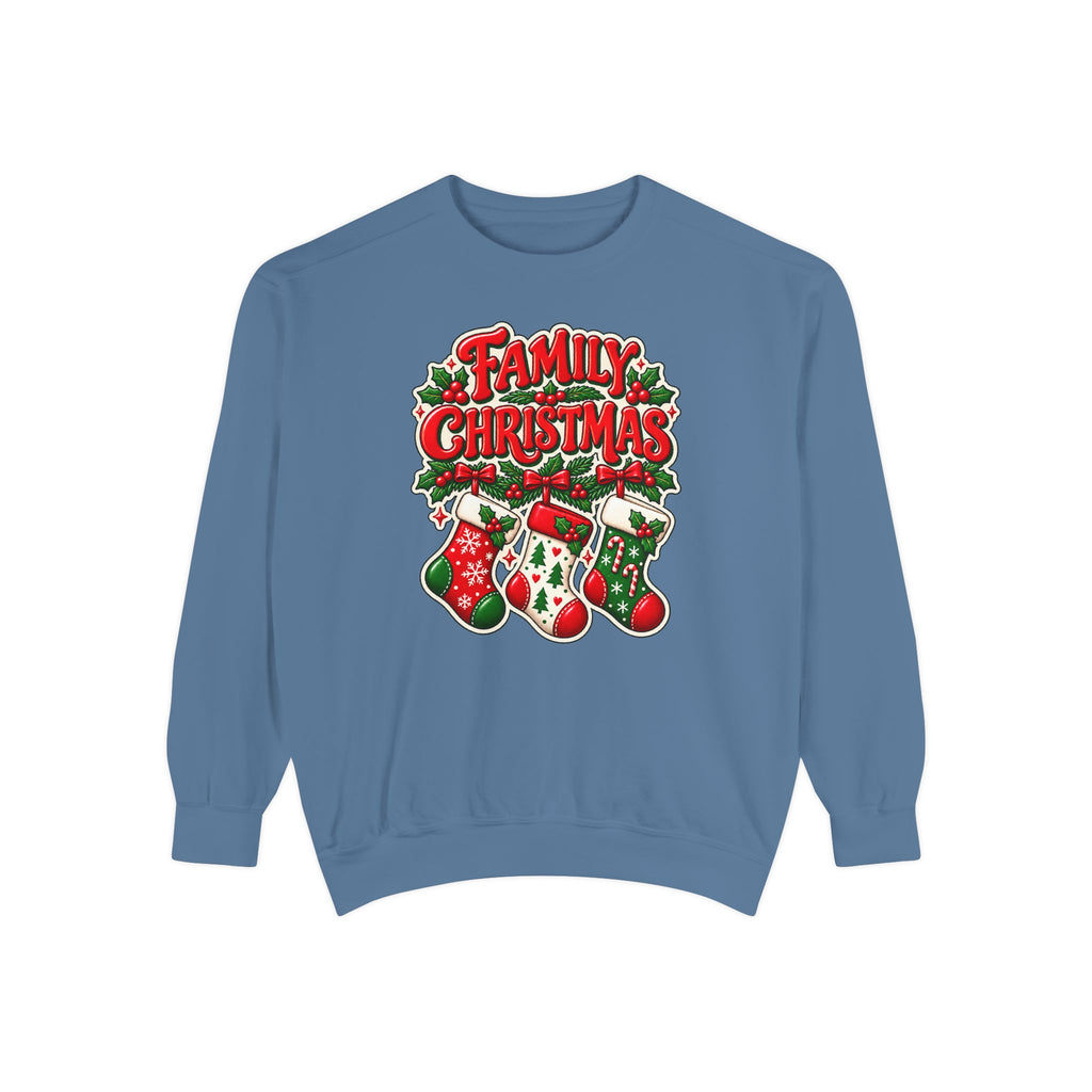 Family Christmas Stocking Holiday Sweatshirt