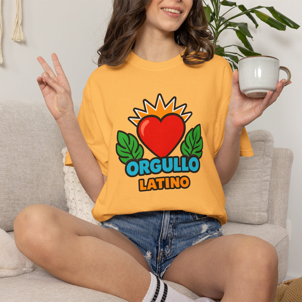 Orgullo Latino Heritage Heavyweight Tee ❤️🌿