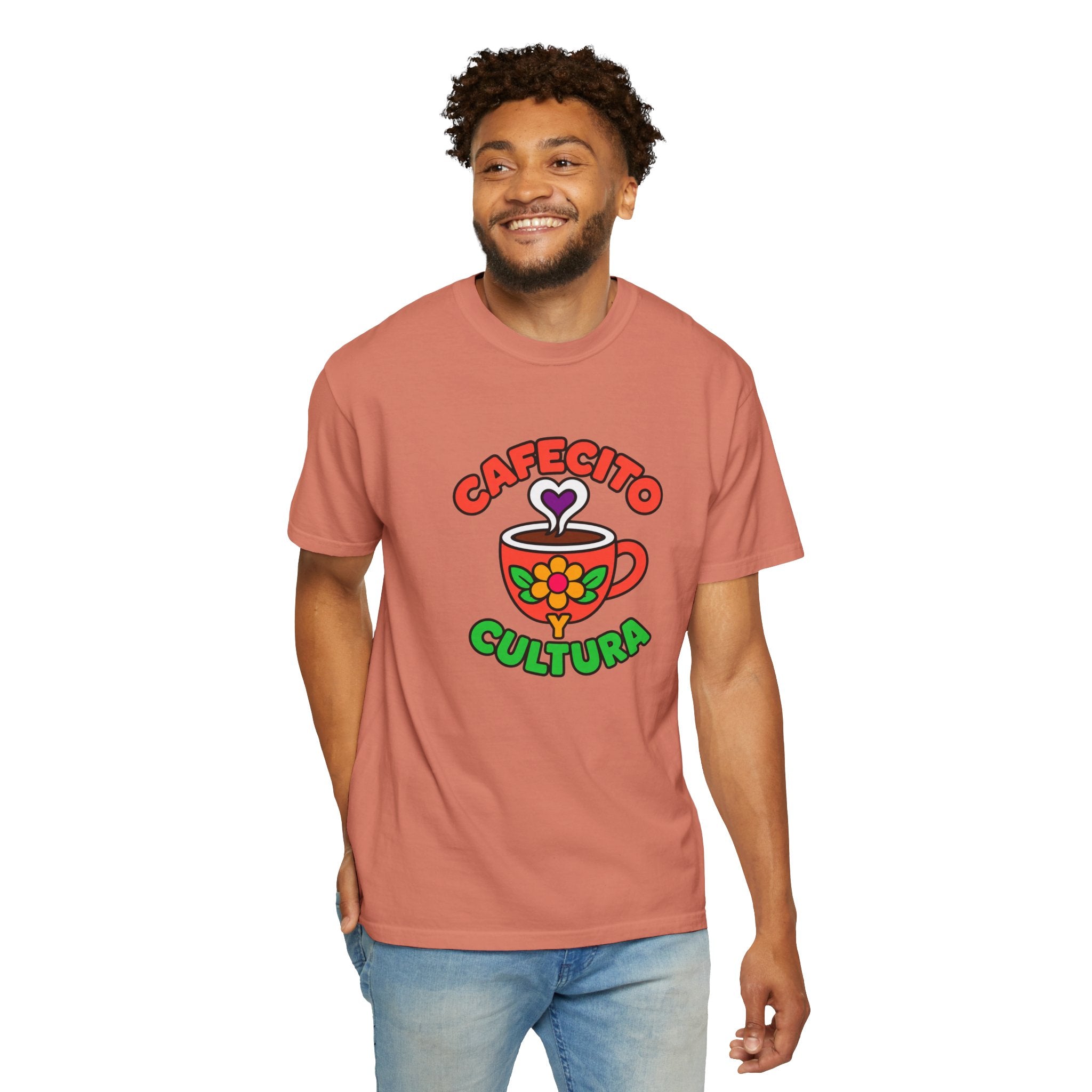 Cafecito Y Cultura Heavyweight Tee ☕🌼