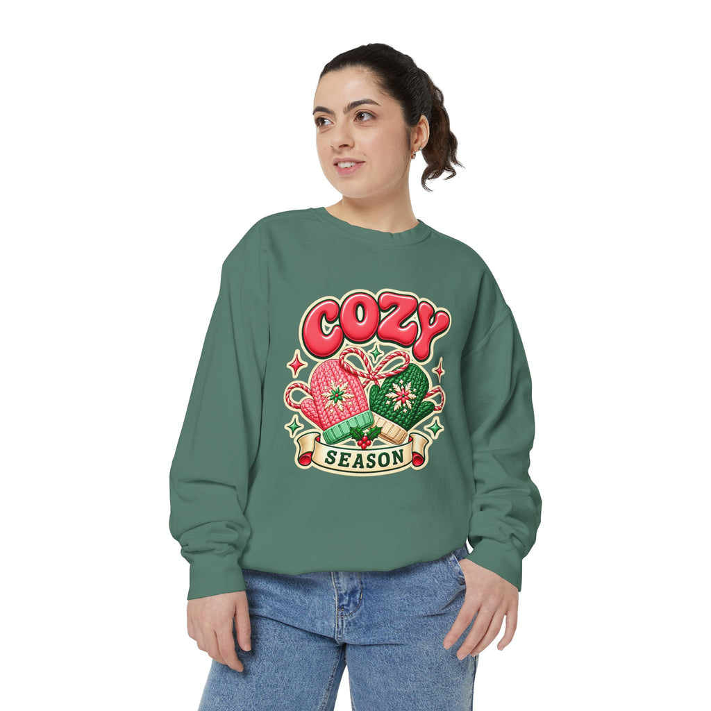 Cozy Season Christmas Sweatshirt 🧤🎄☕️