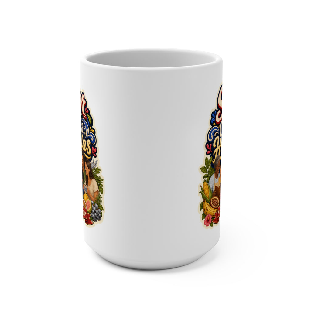 Sabor Que Cuenta Historias Mug - Hecho Con Amor Coffee Cup - Hispanic Family Cooking Gift for Abuelas, Home Cooks and Food Lovers