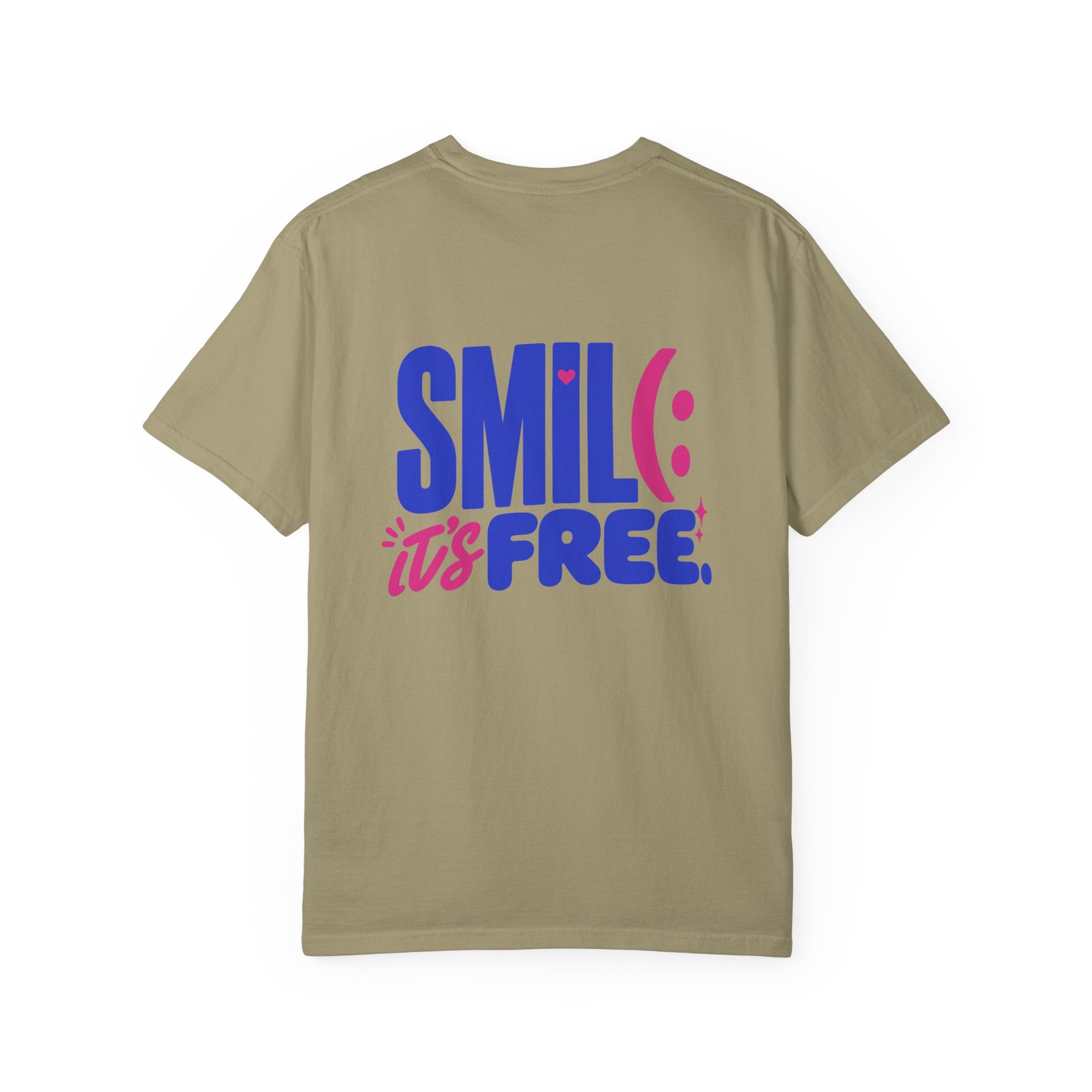 SMIL(: It’s Free Garment-Dyed Graphic Tee