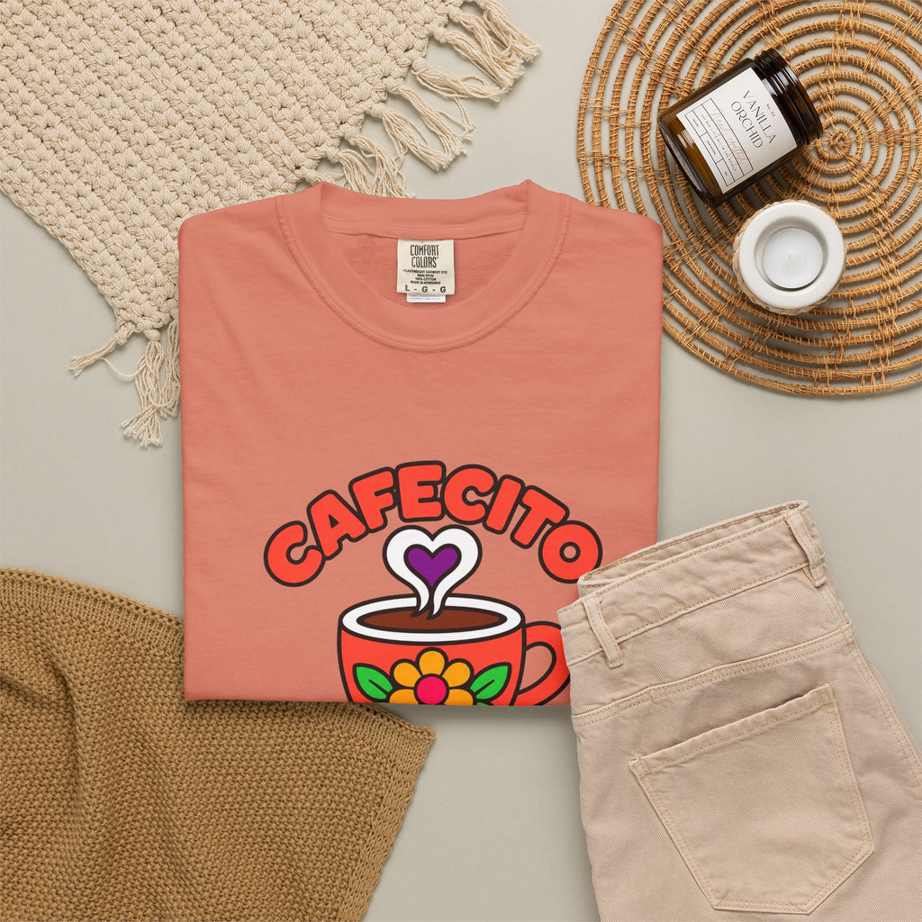 Cafecito Y Cultura Heavyweight Tee ☕🌼