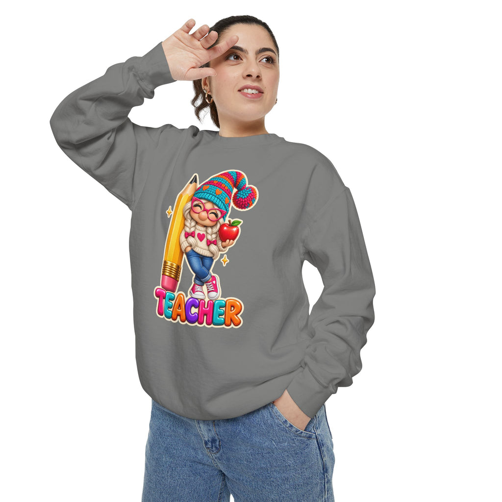 Gnome Teacher Classroom Christmas Holiday Sweatshirt