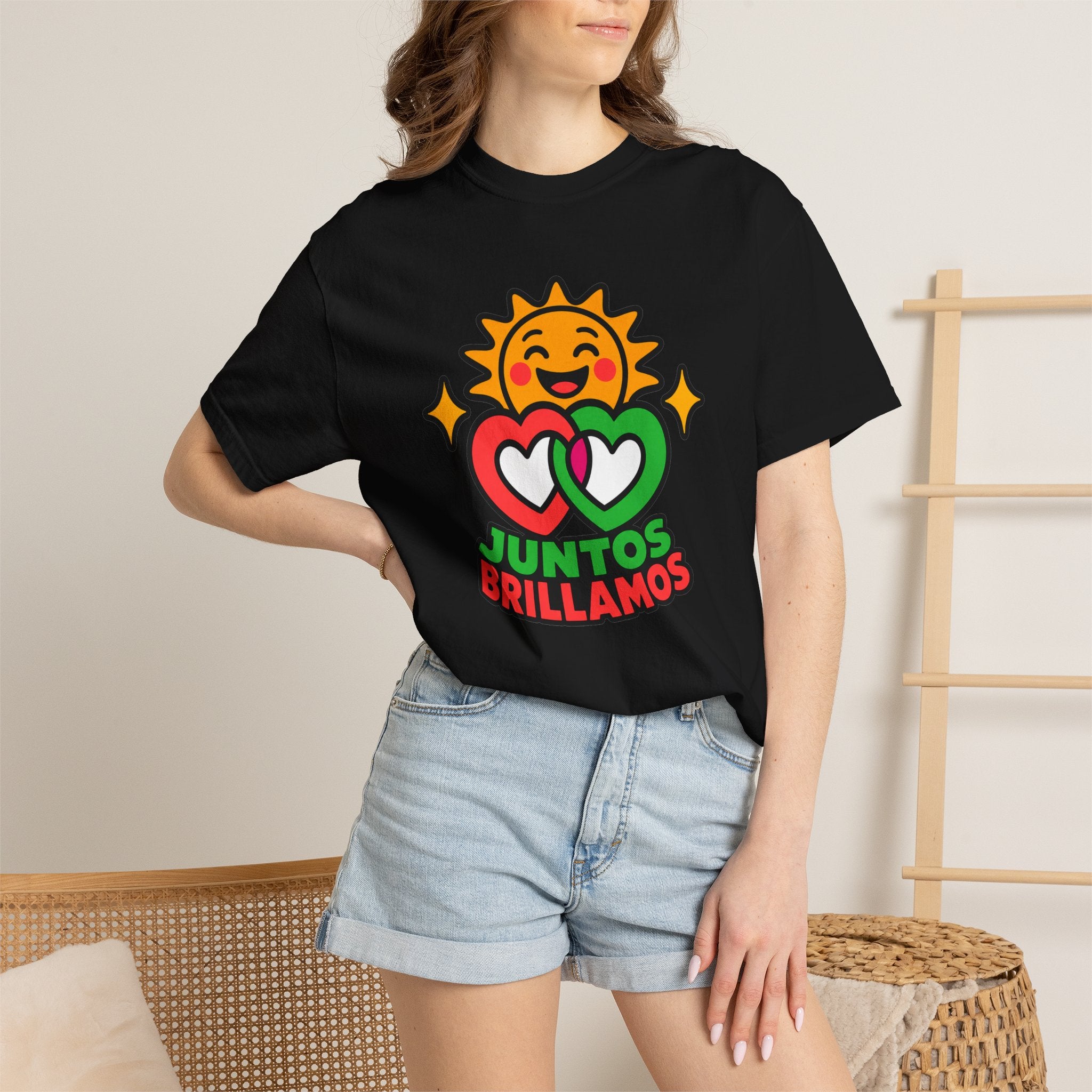 Juntos Brillamos Latino Heritage Heavyweight Tee ☀️❤️