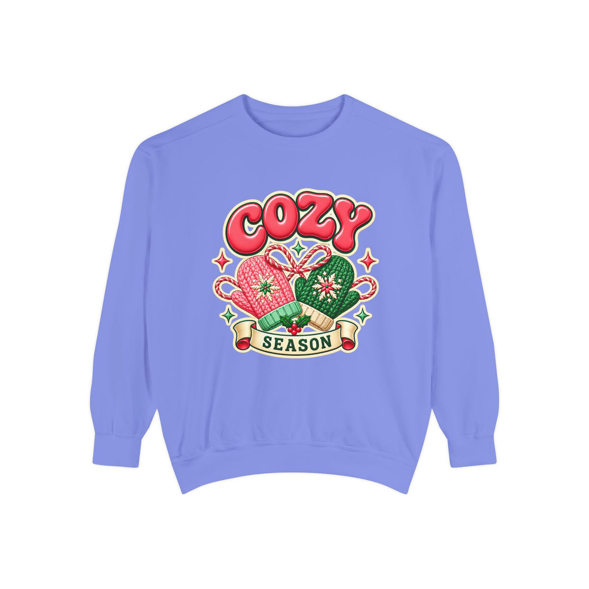 Cozy Season Christmas Sweatshirt 🧤🎄☕️