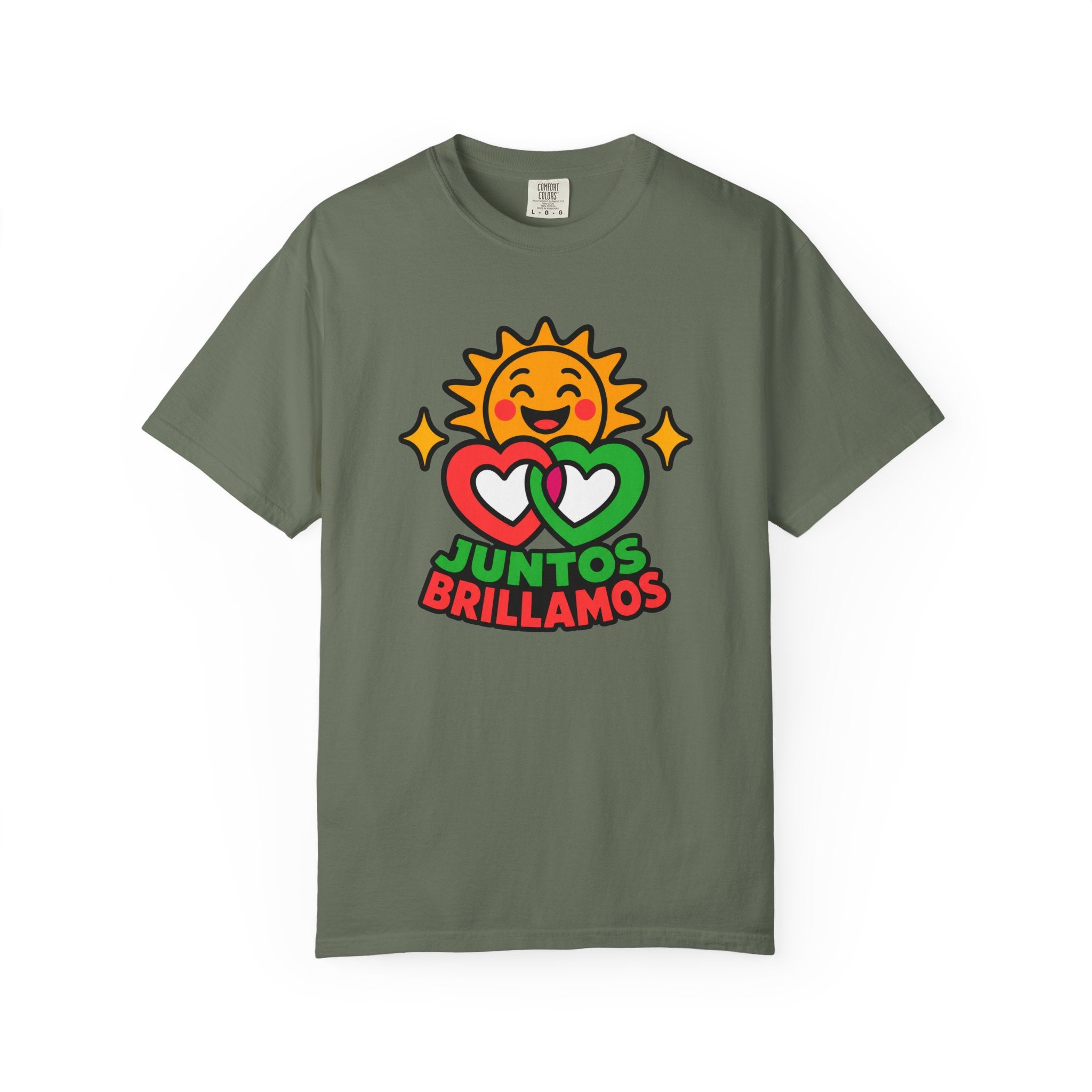 Juntos Brillamos Latino Heritage Heavyweight Tee ☀️❤️