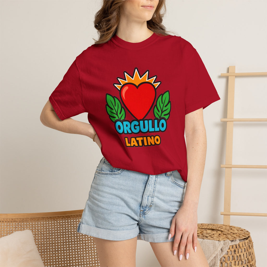 Orgullo Latino Heritage Heavyweight Tee ❤️🌿