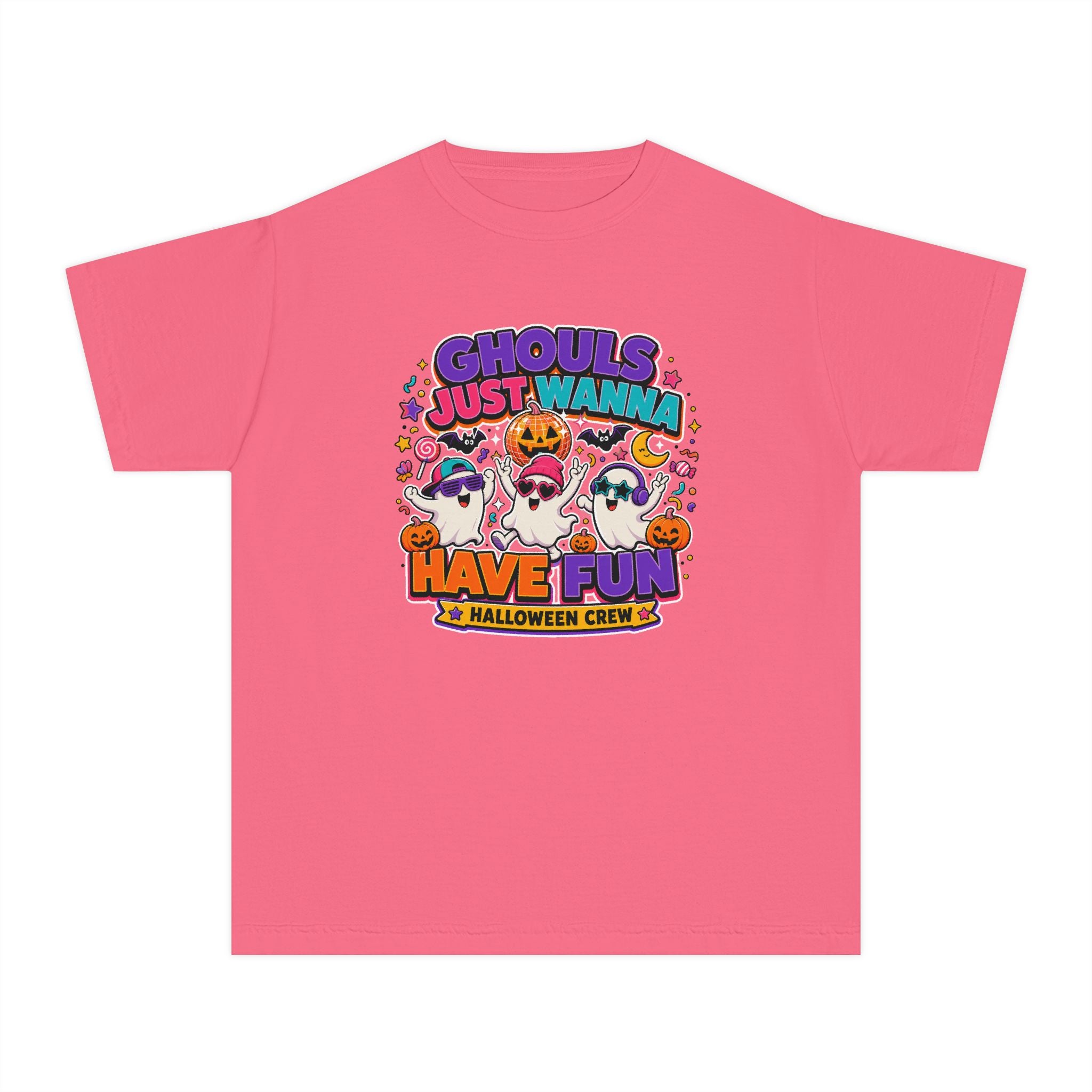 Ghouls Just Wanna Have Fun Youth Halloween Tee 🎃👻