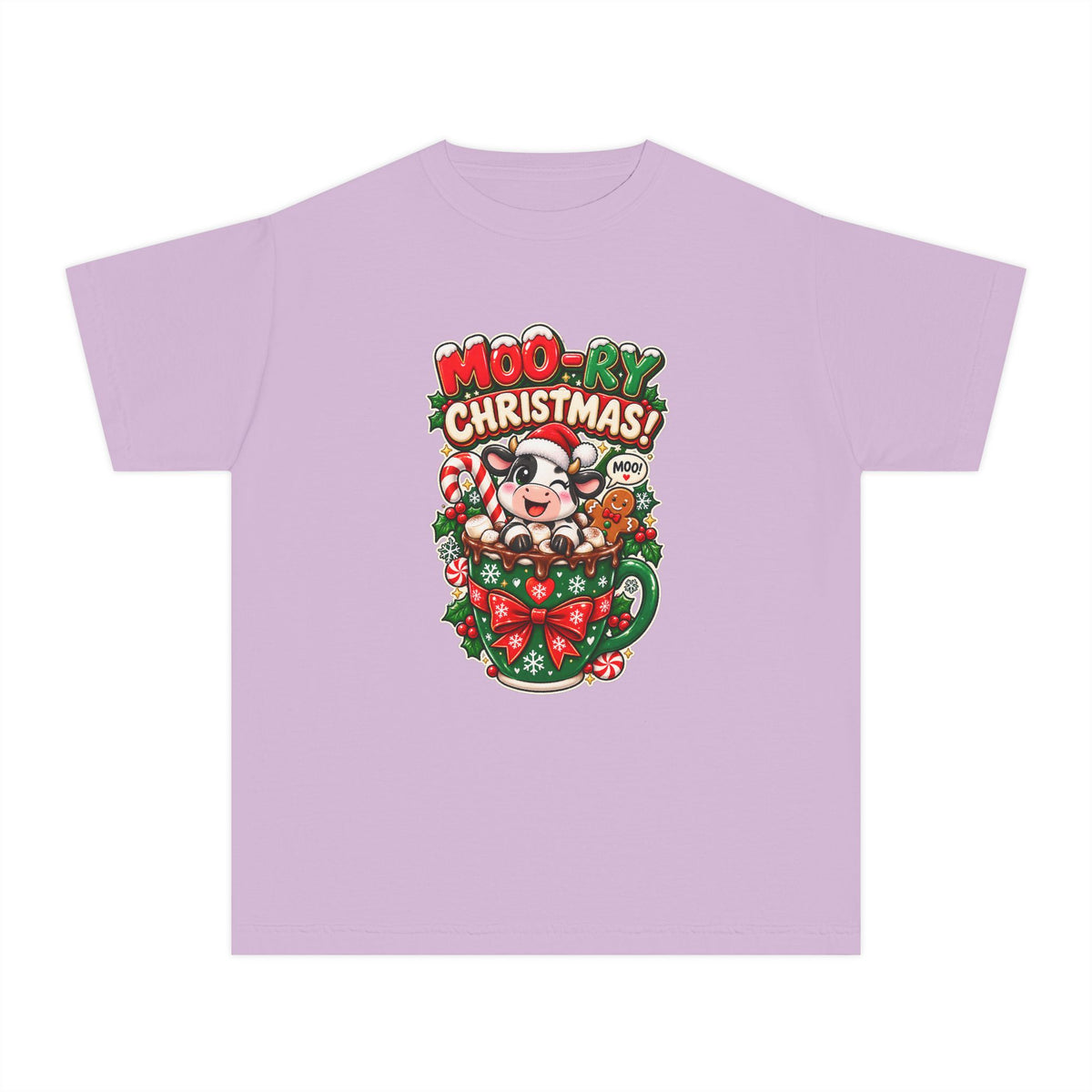 MOO-RY Christmas Youth Tee