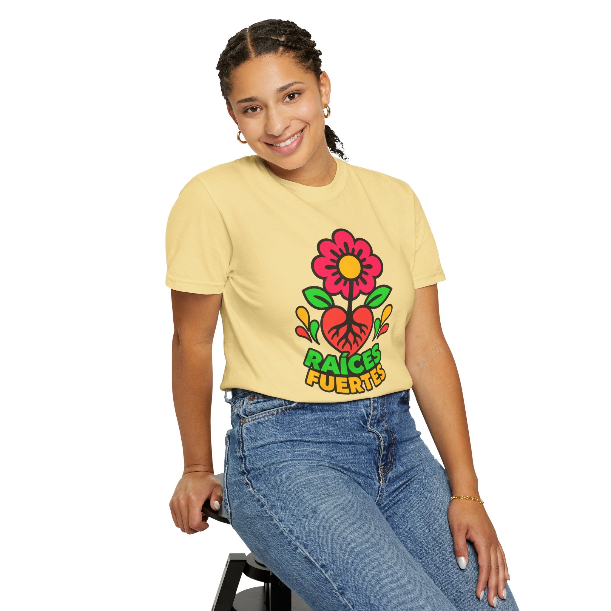 Raíces Fuertes Latino Heritage Heavyweight Tee 🌺❤️