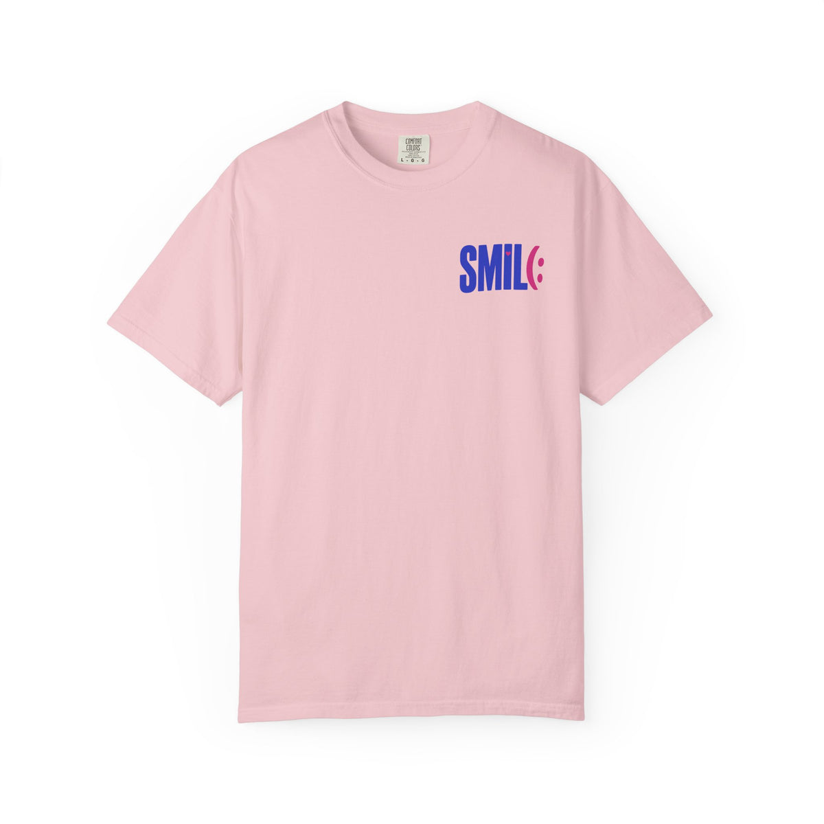 SMILE IT'S FREE! Garment-Dyed Graphic Tee