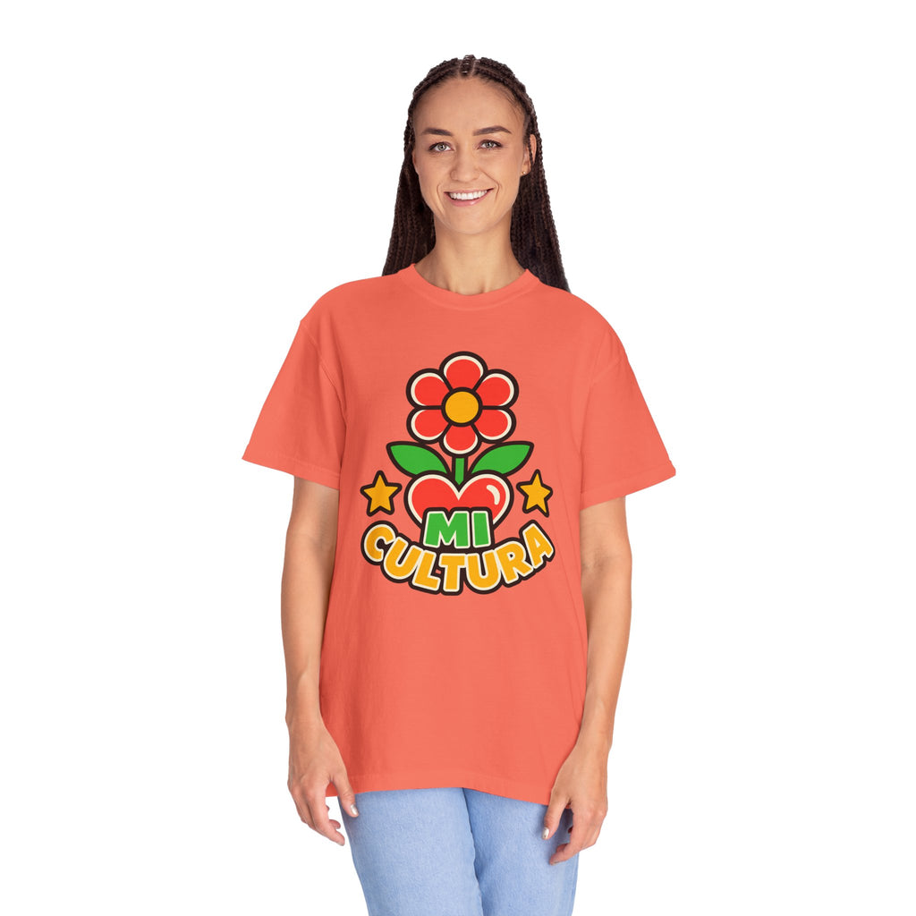 Mi Cultura Latino Heritage Heavyweight Tee 🌺❤️