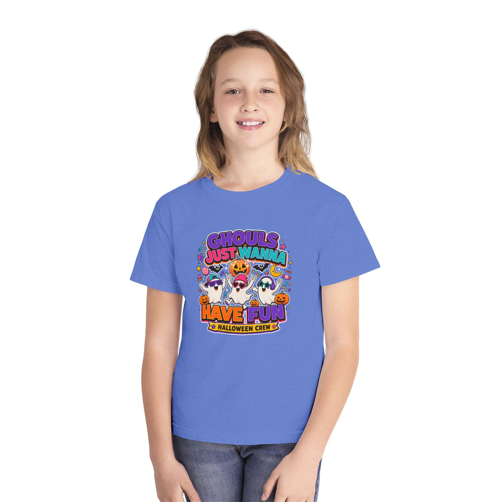 Ghouls Just Wanna Have Fun Youth Halloween Tee 🎃👻