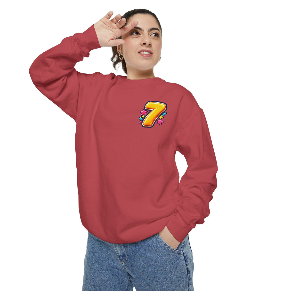Seven Has “Even” in It, That’s Odd Sweatshirt | Funny Number 7 Crewneck 7️⃣🤔