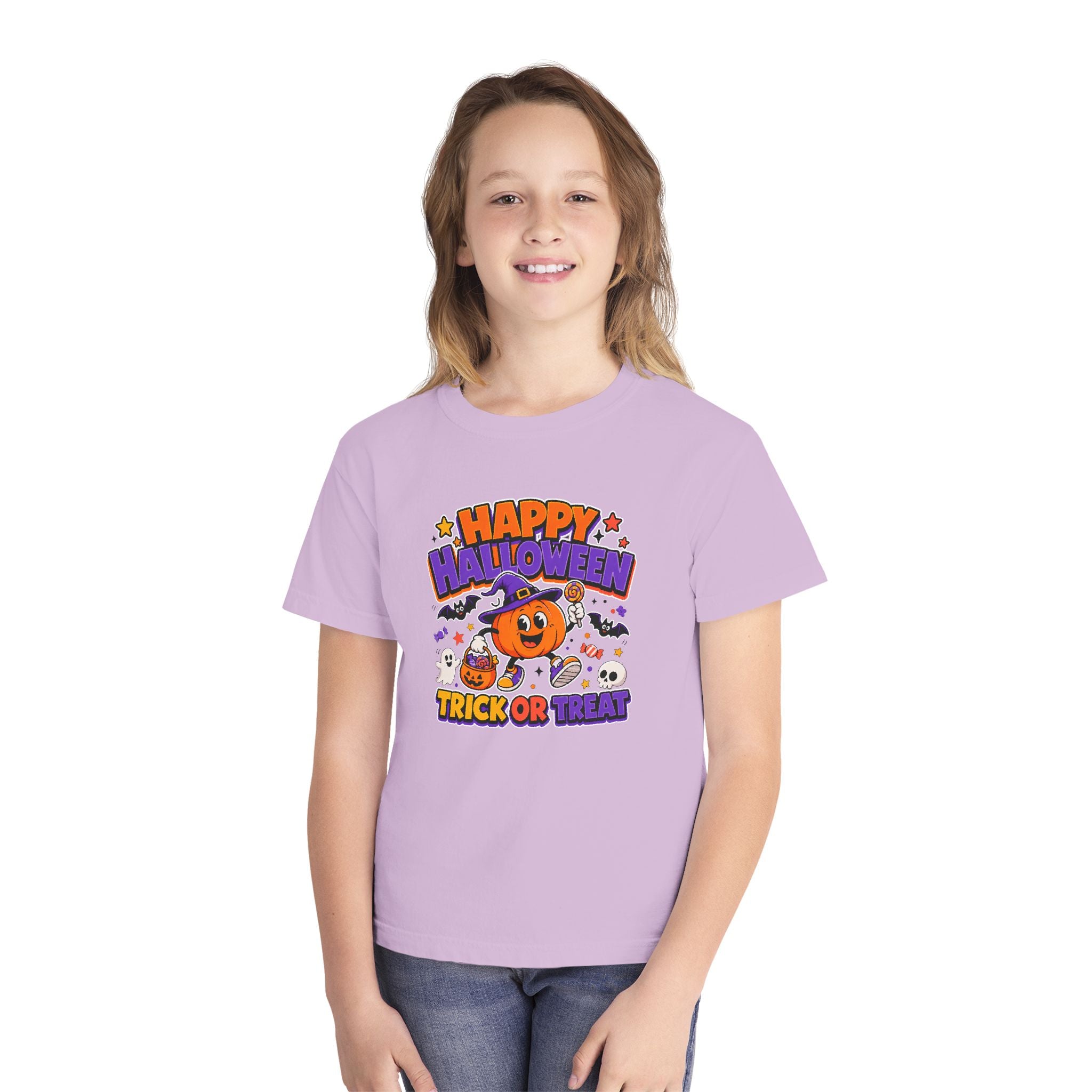 Happy Halloween Youth Trick-or-Treat Retro Tee 🎃✨