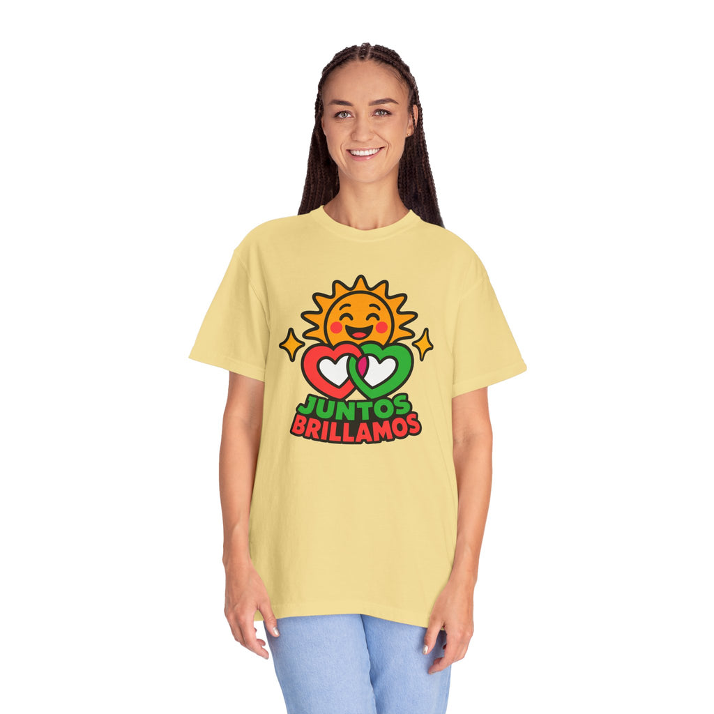 Juntos Brillamos Latino Heritage Heavyweight Tee ☀️❤️