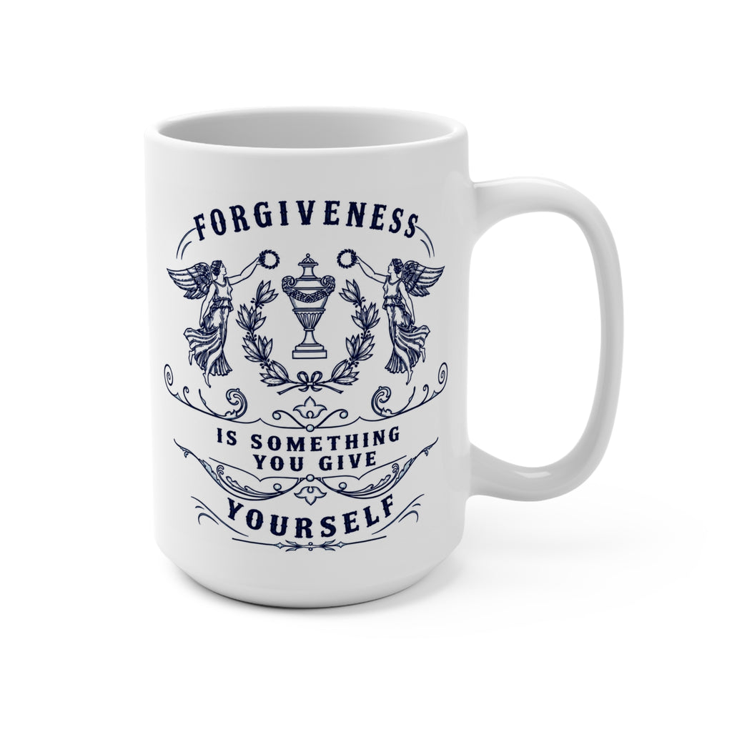 Forgiveness Is Something You Give Yourself Mug - 15oz Inspirational Coffee Cup - Self-Healing Gift - Mental Wellness Mug