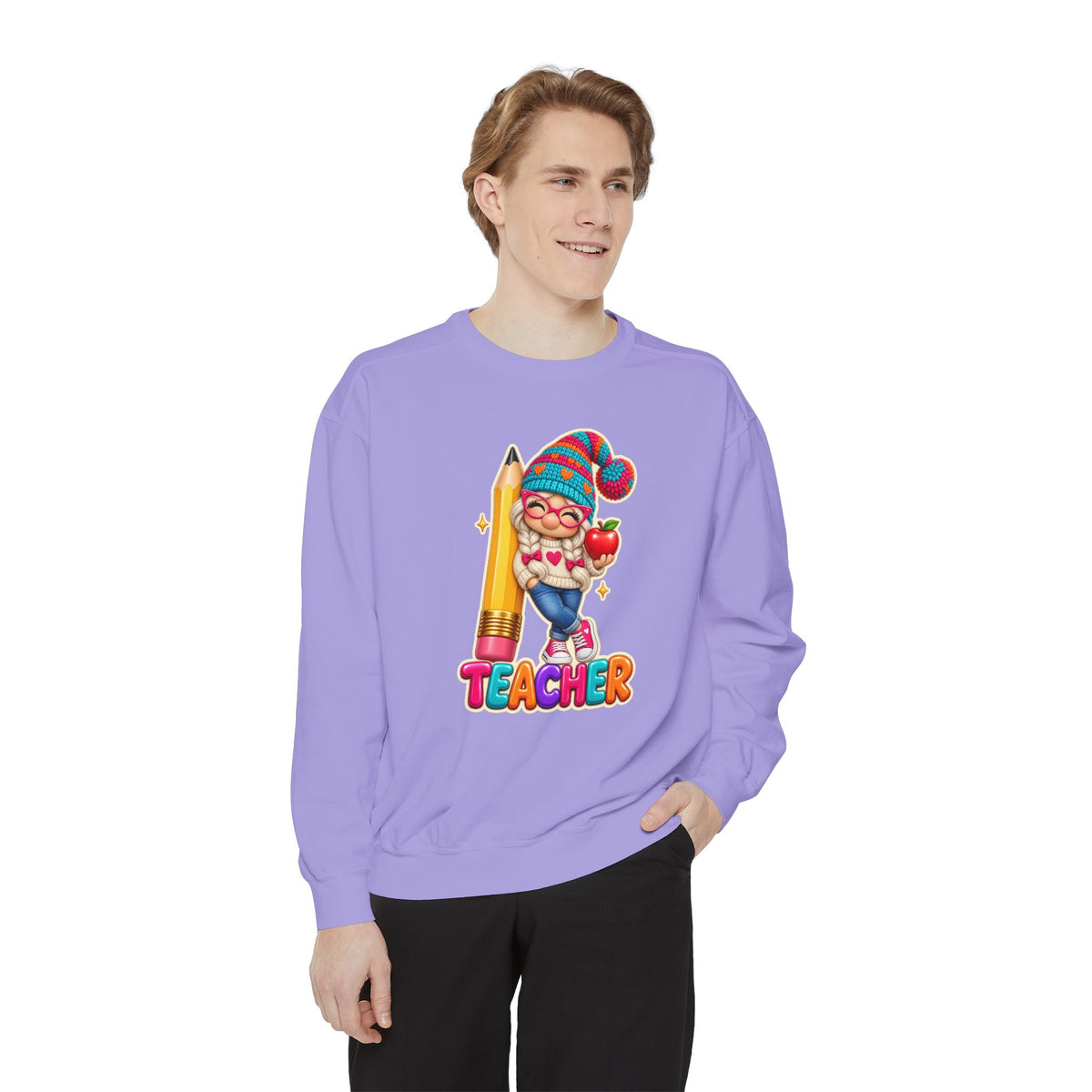 Gnome Teacher Classroom Christmas Holiday Sweatshirt