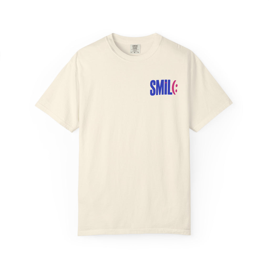 SMIL(: It’s Free Garment-Dyed Graphic Tee