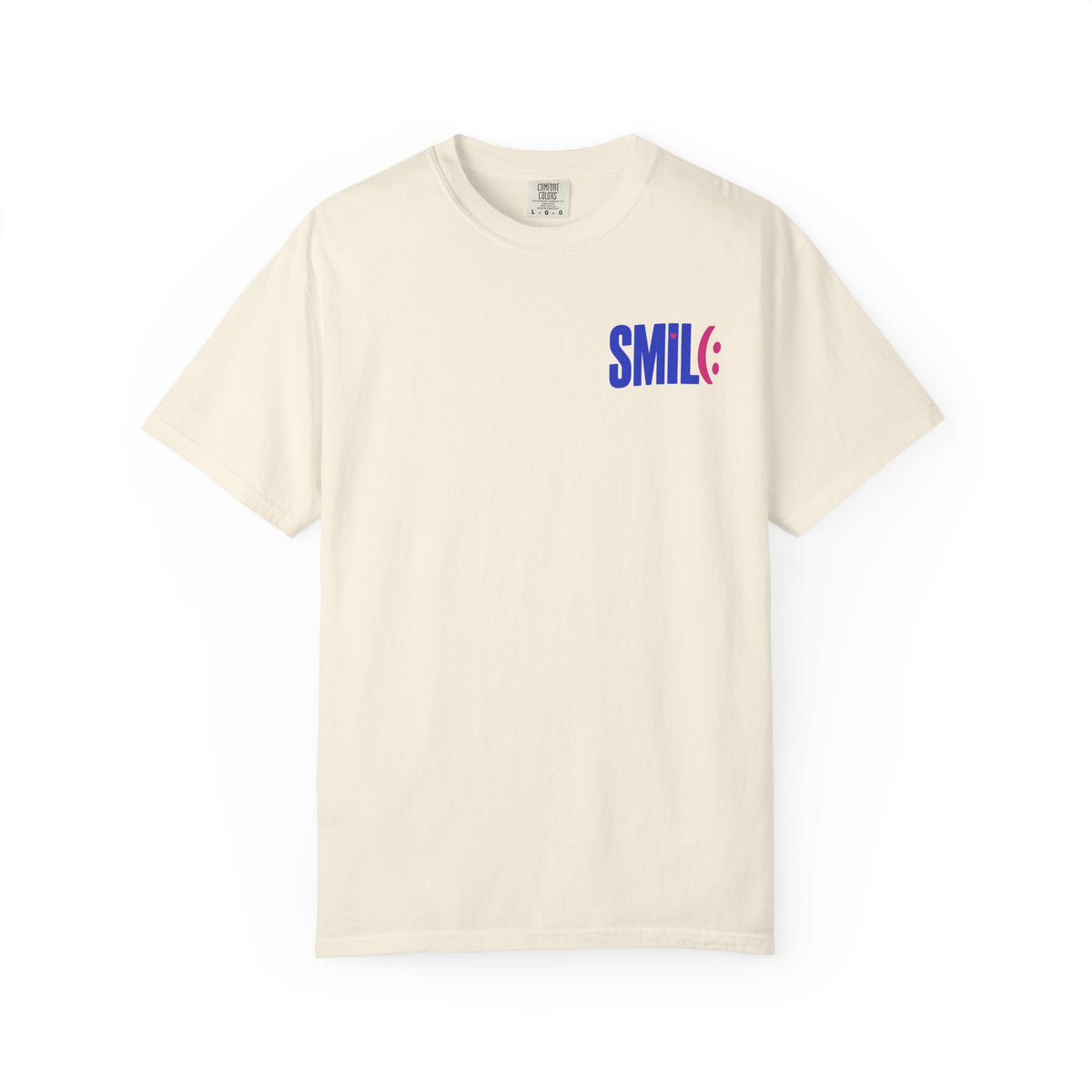 SMIL(: It’s Free Garment-Dyed Graphic Tee