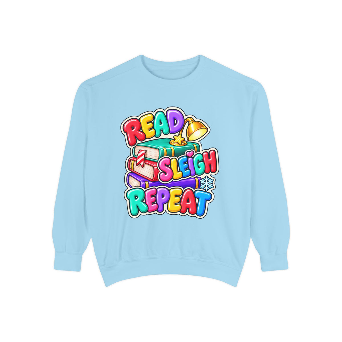 Read, Sleigh, Repeat Christmas Sweatshirt 📚🔔❄️