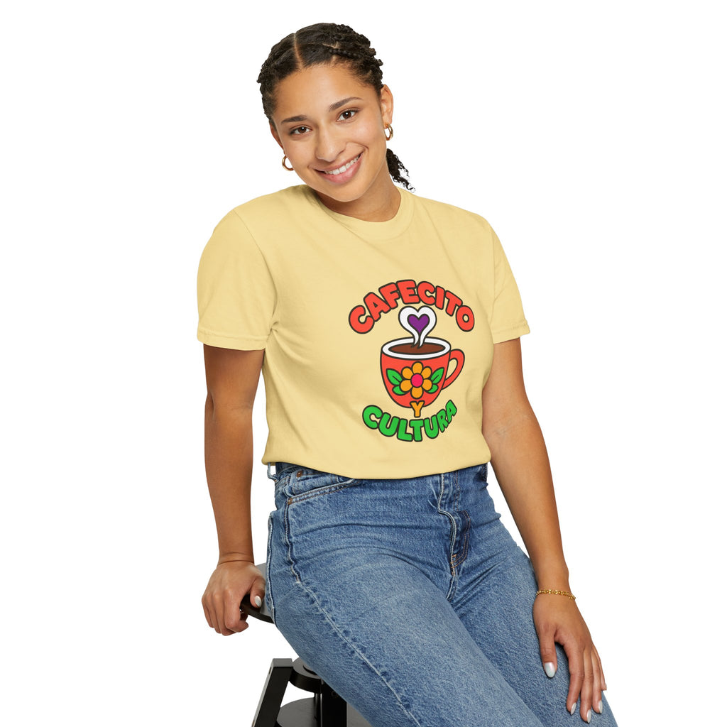 Cafecito Y Cultura Heavyweight Tee ☕🌼