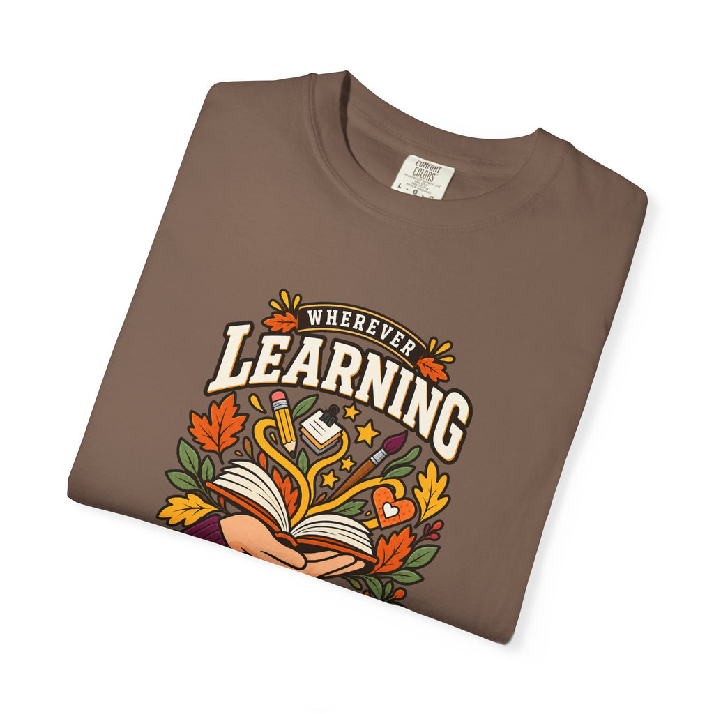 Wherever Learning Needs a Hand Teacher Heavyweight Tee 🍎📚