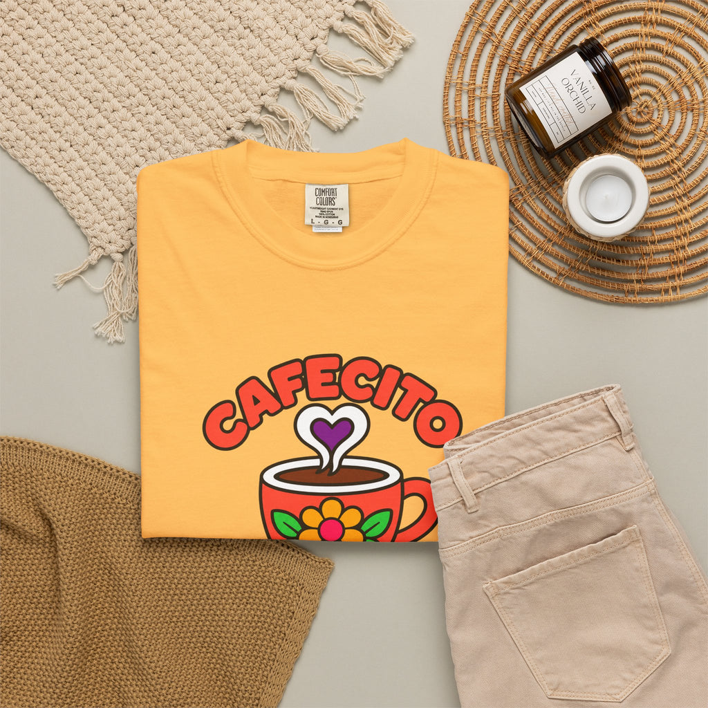 Cafecito Y Cultura Heavyweight Tee ☕🌼